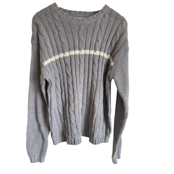 New! Benetton USA Vintage 1960s 1970s Wool Blend Made in Korea Pullover Crewneck